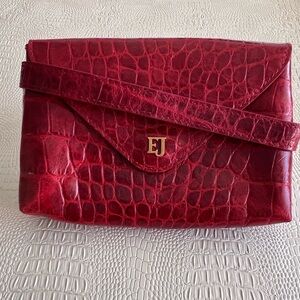 Eric Javitz Embossed Leather Crossbody/Belt Bag